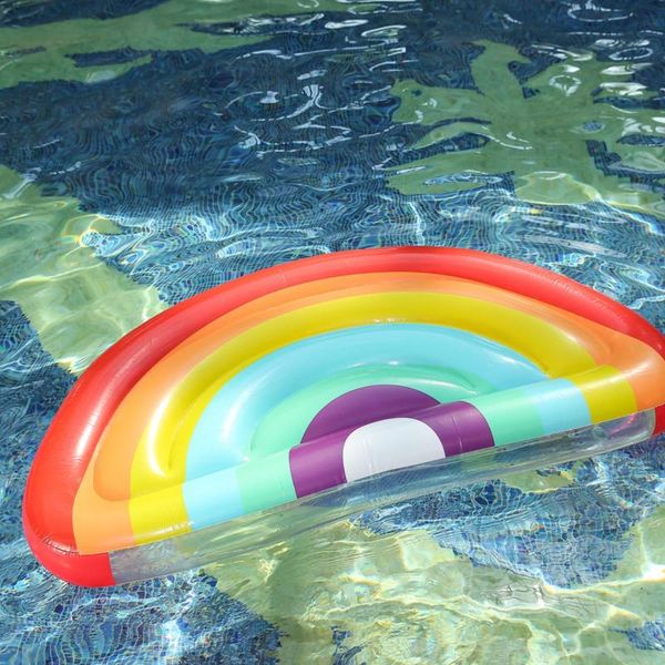 inflatable floats & tubes rainbow summer transparent pool pvc swimming bed sea mattress for water beach party childen adults toys
inflatable floats & tubes rainbow summer transparent pool pvc swimming bed sea mattress for water beach party childen adults toys