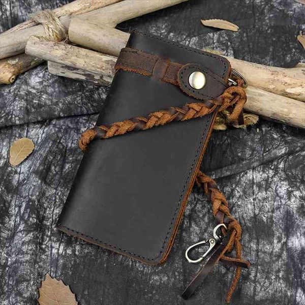 vintage hasp open genuine cow leather men wallet large capacity crazy horse real bifold purse clutch chain, Red;black
vintage hasp open genuine cow leather men wallet large capacity crazy horse real bifold purse clutch chain, Red;black