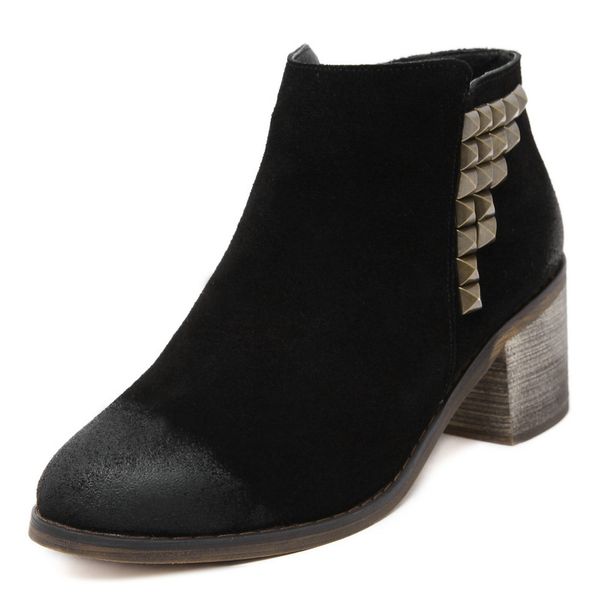 boots women suede leather boots qualiy pointed toe rivets ladies casual autumn winter shoes botines mujer klue, Black
boots women suede leather boots qualiy pointed toe rivets ladies casual autumn winter shoes botines mujer klue, Black
