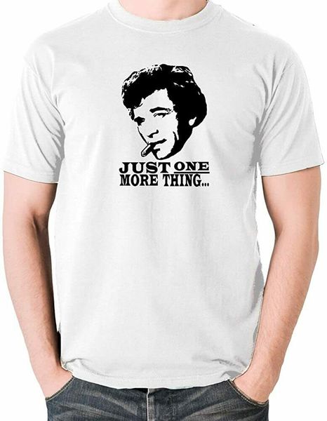 columbo just one more thing funny detective tv series t-shirt size s-5xl, White;black
columbo just one more thing funny detective tv series t-shirt size s-5xl, White;black