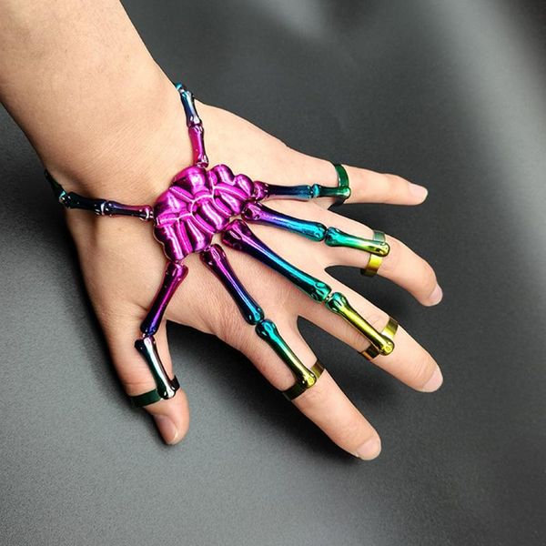 wrist support 1pc hand skull skeleton elasticity adjustable couple women bracelet bangles jewelry steam punk for men gothic, Black;red
wrist support 1pc hand skull skeleton elasticity adjustable couple women bracelet bangles jewelry steam punk for men gothic, Black;red