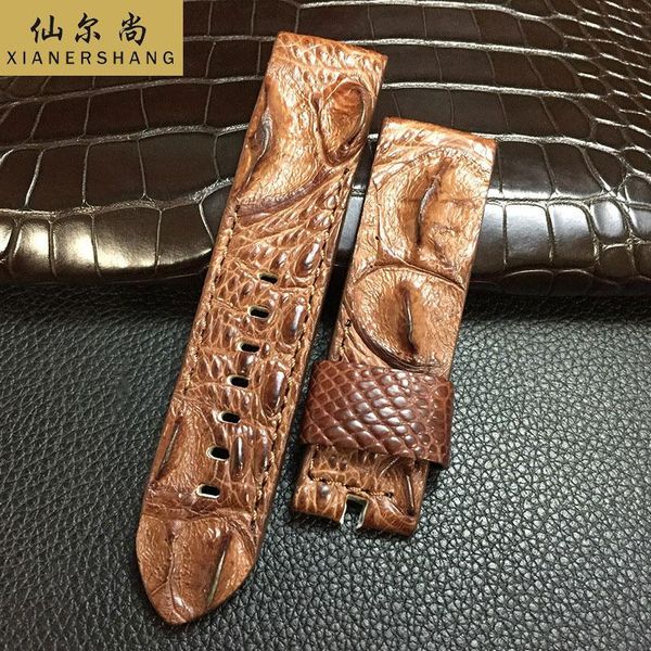 watch bands crocodile back bone skin watchbands handmade genuine leather belt custom universal strap 20mm 22mm 24mm alligator band, Black;brown
watch bands crocodile back bone skin watchbands handmade genuine leather belt custom universal strap 20mm 22mm 24mm alligator band, Black;brown