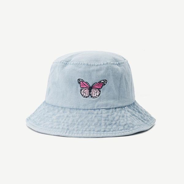 ladies early summer denim basin hat butterfly embroidery pattern fisherman cap fashion casual street panama sun protection wide brim hats, Blue;gray
ladies early summer denim basin hat butterfly embroidery pattern fisherman cap fashion casual street panama sun protection wide brim hats, Blue;gray