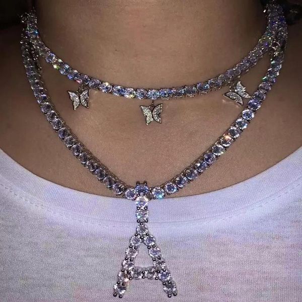 pcs/set women fashion crystal butterfly letter a pendant necklace set trendy clavicle chain jewelry accessories necklaces, Silver
pcs/set women fashion crystal butterfly letter a pendant necklace set trendy clavicle chain jewelry accessories necklaces, Silver