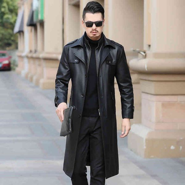 haining slim cloth long sheep leather windbreaker plush thickened men's coat winter, Black
haining slim cloth long sheep leather windbreaker plush thickened men's coat winter, Black