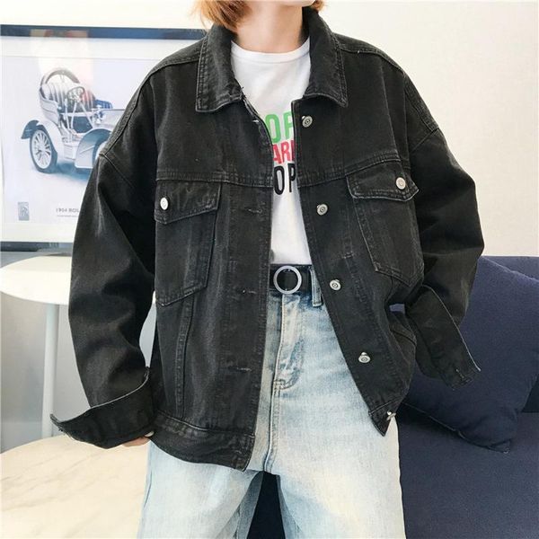 women's jackets denim loose casual black turn-down collar jean retro female coats cowboy outwear casaco feminino1 7zzo, Black;brown
women's jackets denim loose casual black turn-down collar jean retro female coats cowboy outwear casaco feminino1 7zzo, Black;brown