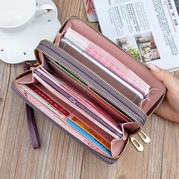 wallets women double layer 2021 fashion ladies faux leather zipper purse long handbag for women's clutch card holder, Red;black
wallets women double layer 2021 fashion ladies faux leather zipper purse long handbag for women's clutch card holder, Red;black