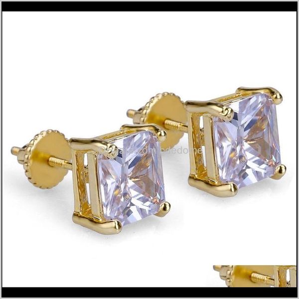 drop delivery 2021 mens hip hop stud earrings jewelry fashion gold sier square simulated diamond earring 6mm d48gs, Golden;silver
drop delivery 2021 mens hip hop stud earrings jewelry fashion gold sier square simulated diamond earring 6mm d48gs, Golden;silver