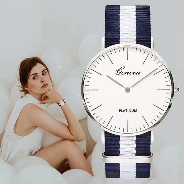 wristwatches nylon band watch hodinky brand men women sport fashion minimal quartz gift drop montre homme, Slivery;brown
wristwatches nylon band watch hodinky brand men women sport fashion minimal quartz gift drop montre homme, Slivery;brown