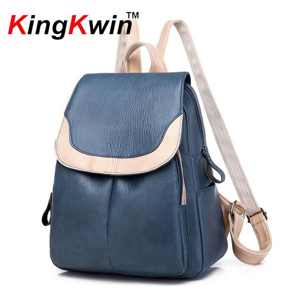 backpack fashion women patchwork pu leather backpacks for teenage girls school shoulder bag anti theft
backpack fashion women patchwork pu leather backpacks for teenage girls school shoulder bag anti theft