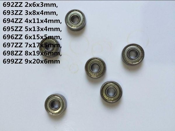 bearings 5-10pcs 692zz 693zz 694zz 695zz 696zz 697zz 698zz 699zz mini bearing metal sealed miniature ball
bearings 5-10pcs 692zz 693zz 694zz 695zz 696zz 697zz 698zz 699zz mini bearing metal sealed miniature ball