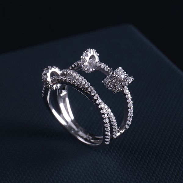 @ml Transfer S925 Sier Diamond Index Finger Smart Fashion Sier Tail Ring Female, Silver
@ml Transfer S925 Sier Diamond Index Finger Smart Fashion Sier Tail Ring Female, Silver