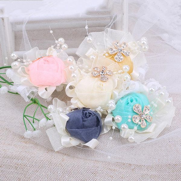 bride and bridesmaid wrist corsage ribbon rhinestone handmade suit sister group party wedding supplies t042 decorative flowers & wreaths
bride and bridesmaid wrist corsage ribbon rhinestone handmade suit sister group party wedding supplies t042 decorative flowers & wreaths