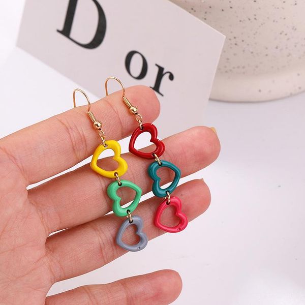 hoop & huggie hangzhi 2021 simple girly candy color contrast design hollow alloy paint love earrings female, Golden;silver
hoop & huggie hangzhi 2021 simple girly candy color contrast design hollow alloy paint love earrings female, Golden;silver