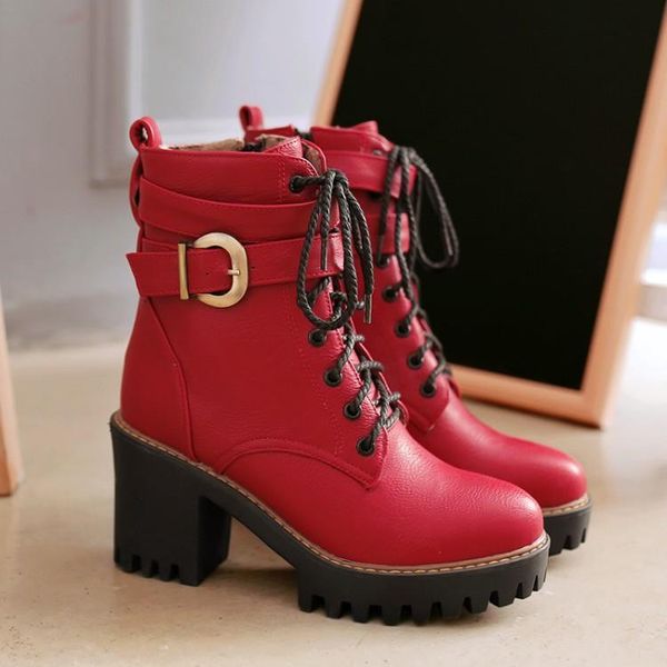 boots big size 9 10 12 women shoes ankle for ladies cross strap buckle metal trim, Black
boots big size 9 10 12 women shoes ankle for ladies cross strap buckle metal trim, Black