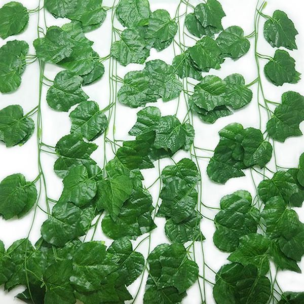 pcs artificial plant vine silk grape leaf wreath flower simulation rattan home wedding decoration decorative flowers & wreaths
pcs artificial plant vine silk grape leaf wreath flower simulation rattan home wedding decoration decorative flowers & wreaths