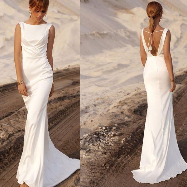 other wedding dresses classic mermaid white 2021 boat neck sleeveless criss-cross tassels pleated bridal gown backless custom made
other wedding dresses classic mermaid white 2021 boat neck sleeveless criss-cross tassels pleated bridal gown backless custom made