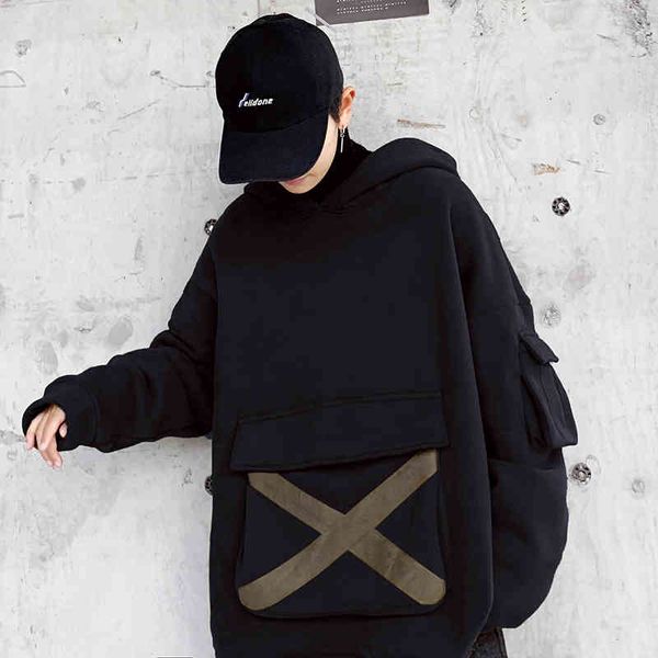 men's hoodies & sweatshirts original autumn/ winter hoodie with versatile fashion hood hip hop cargo campus jacket student style wear, Black
men's hoodies & sweatshirts original autumn/ winter hoodie with versatile fashion hood hip hop cargo campus jacket student style wear, Black
