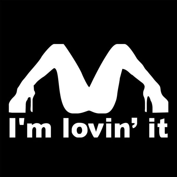 21.8cm*12.8cm i'm lovin it spread legs - vinyl car sticker funny girl stripper car stylings and decals black
21.8cm*12.8cm i'm lovin it spread legs - vinyl car sticker funny girl stripper car stylings and decals black