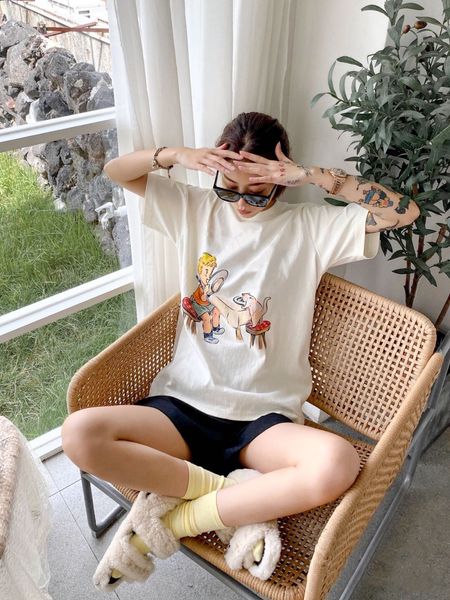 women summer t shirt fashion casual print short sleeve womens crew neck tees 3 style teenager high quality, White
women summer t shirt fashion casual print short sleeve womens crew neck tees 3 style teenager high quality, White
