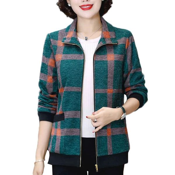 women's jackets jacket and coat spring autumn casual short middle-aged female windbreaker with lined mother plus size 5xl w2317, Black;brown
women's jackets jacket and coat spring autumn casual short middle-aged female windbreaker with lined mother plus size 5xl w2317, Black;brown