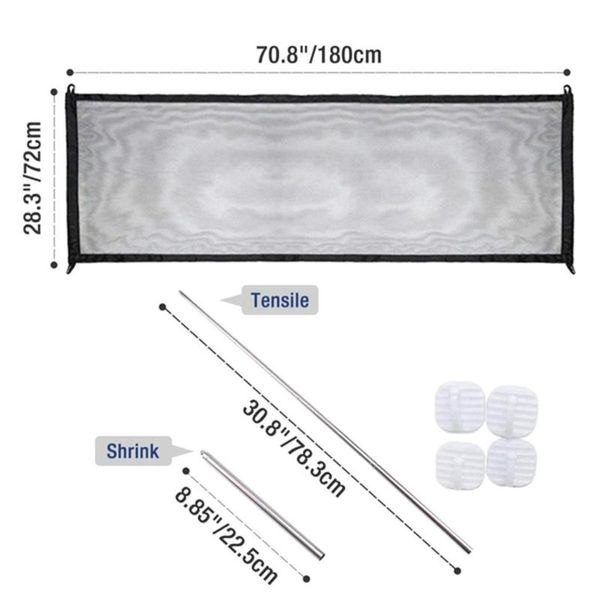dog houses & kennels accessories foldable cats dogs safety protective fence pets gate mesh isolation net black
dog houses & kennels accessories foldable cats dogs safety protective fence pets gate mesh isolation net black