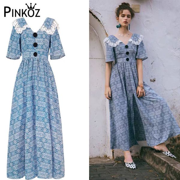 maxi dress women's style summer french peter pan collar printed holiday party beach bohemian elegant v-neck 210421, White
maxi dress women's style summer french peter pan collar printed holiday party beach bohemian elegant v-neck 210421, White