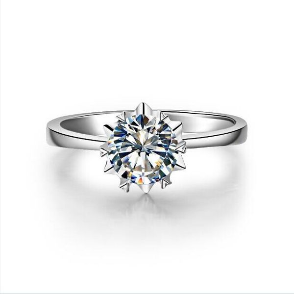 cluster rings 14k white gold women ring 0.5ct snowflake fascinating diamond wedding anel zelda feminino for her, Golden;silver
cluster rings 14k white gold women ring 0.5ct snowflake fascinating diamond wedding anel zelda feminino for her, Golden;silver