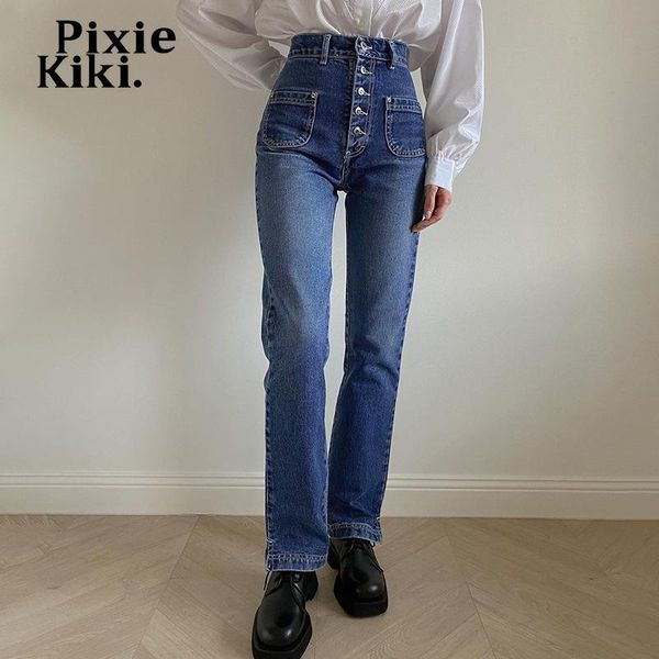 women's jeans pixiekiki vintage straight leg woman high waist blue denim trousers streetwear fashion bottoms womens fall clothes p65dc5
women's jeans pixiekiki vintage straight leg woman high waist blue denim trousers streetwear fashion bottoms womens fall clothes p65dc5