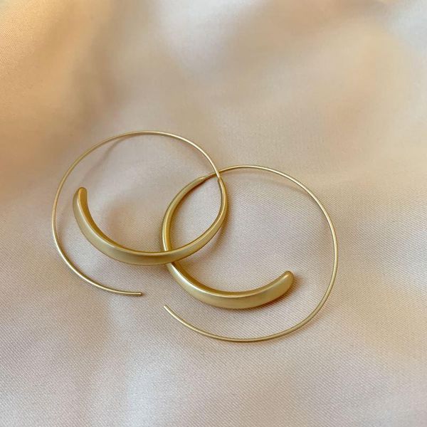hoop & huggie punk style matte gold vortex shape earrings for women girls simple geometric big statement earring fashion jewelry, Golden;silver
hoop & huggie punk style matte gold vortex shape earrings for women girls simple geometric big statement earring fashion jewelry, Golden;silver