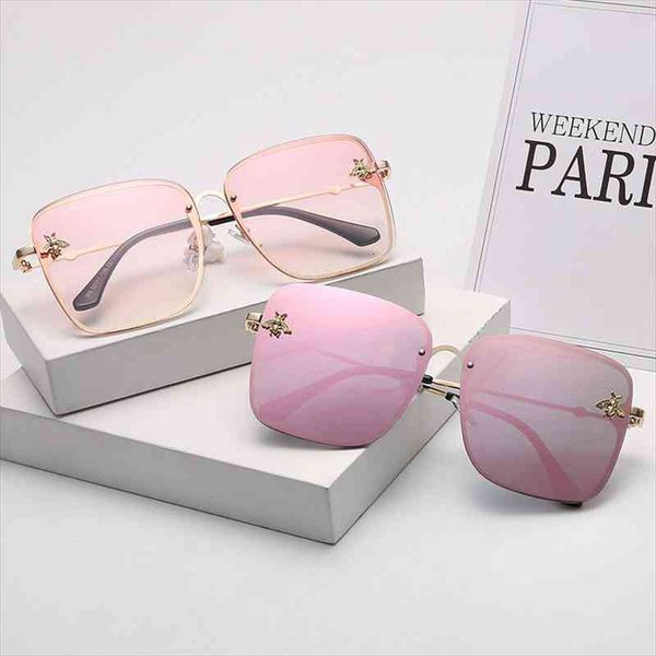 fashion pink rimless square sunglasses women brand designer sun glasses female big frame gradient mirror oculos, White;black
fashion pink rimless square sunglasses women brand designer sun glasses female big frame gradient mirror oculos, White;black