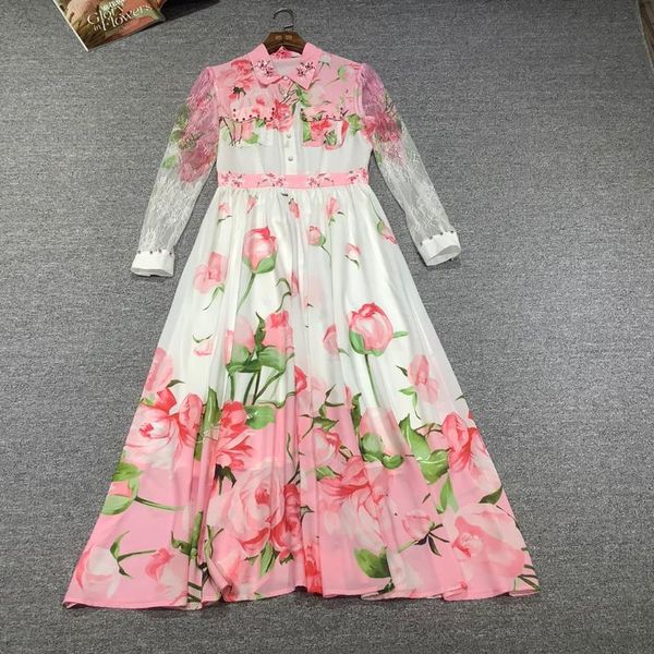 casual dresses runway designer diamonds women long dress summer 2021 lace sleeve floral print cute pink elegant party vestido, Black;gray
casual dresses runway designer diamonds women long dress summer 2021 lace sleeve floral print cute pink elegant party vestido, Black;gray