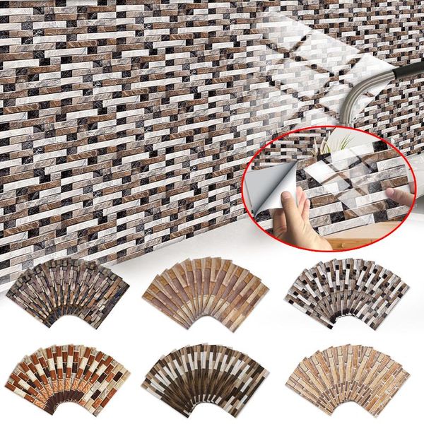 wallpapers 10x20cm 10pcs wall stickers self adhesive tile brick sticker waterproof room decor marble textured rectangular paste
wallpapers 10x20cm 10pcs wall stickers self adhesive tile brick sticker waterproof room decor marble textured rectangular paste