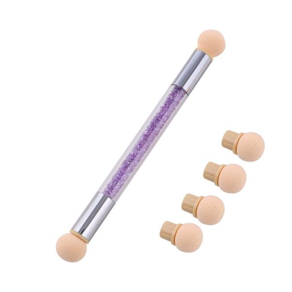 nail brushes double-headed gradient acrylic rhinestone handle sponge art brush for ombre nails manicure tool, Yellow
nail brushes double-headed gradient acrylic rhinestone handle sponge art brush for ombre nails manicure tool, Yellow