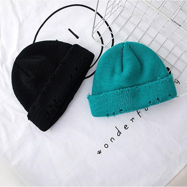 wide brim hats men's and women's autumn winter models retro solid color wild thick warm knit hat street trend hole, Blue;gray
wide brim hats men's and women's autumn winter models retro solid color wild thick warm knit hat street trend hole, Blue;gray