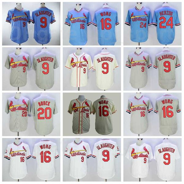 vintage 1985 retror baseball 9 enos slaughter jersey 16 kolten wong 20 lou brock 24 whitey herzog pullover blue white flexbase cool base, Black
vintage 1985 retror baseball 9 enos slaughter jersey 16 kolten wong 20 lou brock 24 whitey herzog pullover blue white flexbase cool base, Black