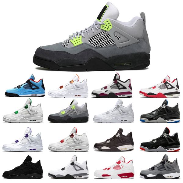 4 4s basketball shoes men woman black cat court purple university red neon bred alternate motorsport metallic white cement cool grey quality
4 4s basketball shoes men woman black cat court purple university red neon bred alternate motorsport metallic white cement cool grey quality