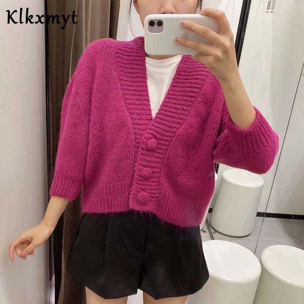 klkxmyt za women fashion single breasted cropped knitted cardigan sweater vintage long sleeve female outerwear chic 210527, White
klkxmyt za women fashion single breasted cropped knitted cardigan sweater vintage long sleeve female outerwear chic 210527, White