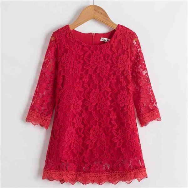 girls spring summer girl dresses three quarter kids floral lace embroidery princess dress children christmas party costume clothing, Red;yellow
girls spring summer girl dresses three quarter kids floral lace embroidery princess dress children christmas party costume clothing, Red;yellow