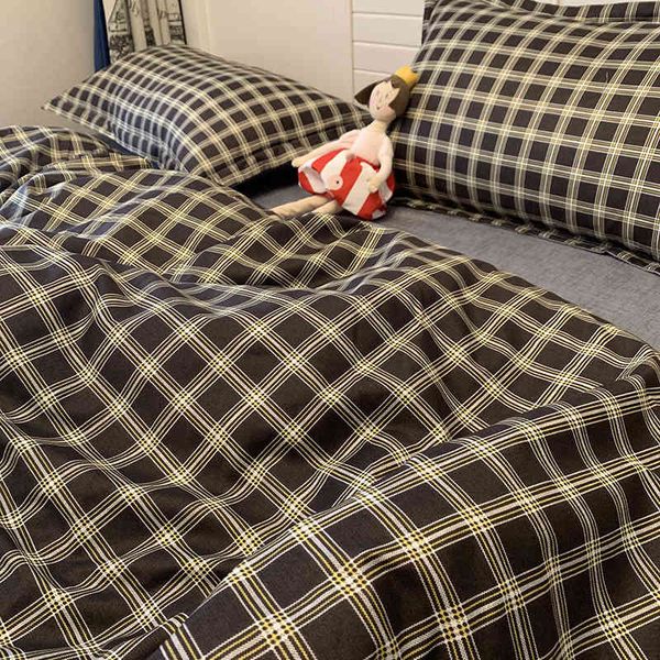 nordic style simple lattice 1.5m quilt cover single student dormitory sheet 3-piece 4-piece bedding
nordic style simple lattice 1.5m quilt cover single student dormitory sheet 3-piece 4-piece bedding