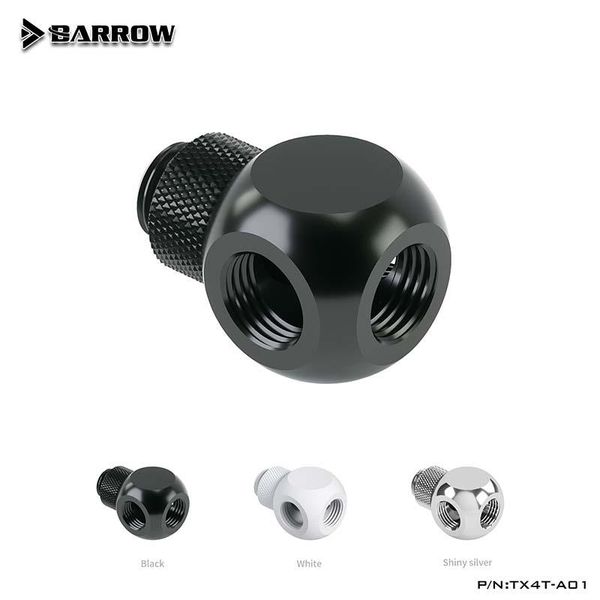 fans & coolings barrow black/silver/white extender rotation 4-way cubic adaptor seat fitting,g1/4 fitting for water cooler pc tx4t-a01
fans & coolings barrow black/silver/white extender rotation 4-way cubic adaptor seat fitting,g1/4 fitting for water cooler pc tx4t-a01