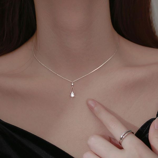 chokers french delicate water drop zircon super fairy necklace female student clavicle chain ins cool wind simple accessories, Golden;silver
chokers french delicate water drop zircon super fairy necklace female student clavicle chain ins cool wind simple accessories, Golden;silver