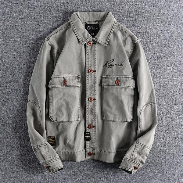 wash old work clothes with heavy water, youth jacket, men's lapel coat in autumn and winter jackets, Black;brown
wash old work clothes with heavy water, youth jacket, men's lapel coat in autumn and winter jackets, Black;brown