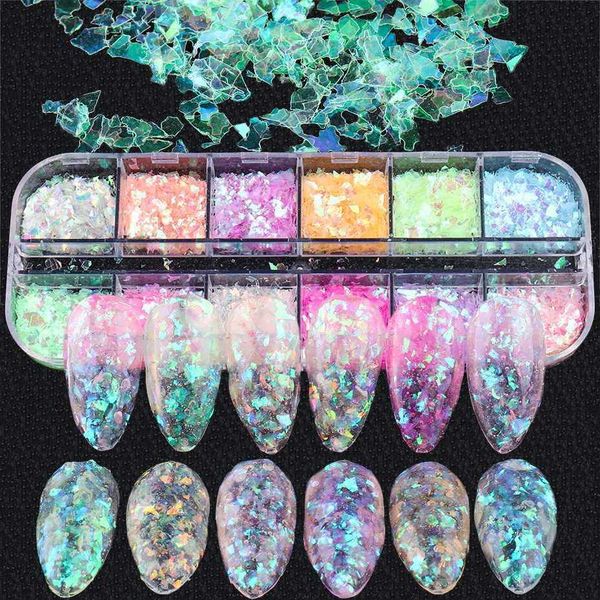 12 grids 3d nail sequins glitter holographic irregular fragment fluorescence slice sparkly aurora flake nail art decoration lysp, Silver;gold
12 grids 3d nail sequins glitter holographic irregular fragment fluorescence slice sparkly aurora flake nail art decoration lysp, Silver;gold