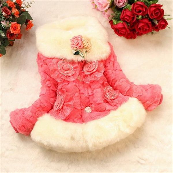 pink childrens faux fur coat winter outerwear thickening peony flower pattern girls princess jacket, Blue;gray
pink childrens faux fur coat winter outerwear thickening peony flower pattern girls princess jacket, Blue;gray