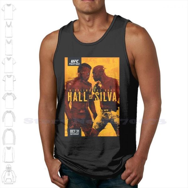 uriah hall vs anderson silva poster black white sleeveless tank men women spider, White;black
uriah hall vs anderson silva poster black white sleeveless tank men women spider, White;black