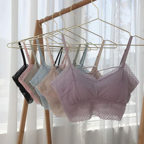 bras french style women lingerie thin bralette fairy lace beautiful back underwear push up wireless bra, Red;black
bras french style women lingerie thin bralette fairy lace beautiful back underwear push up wireless bra, Red;black