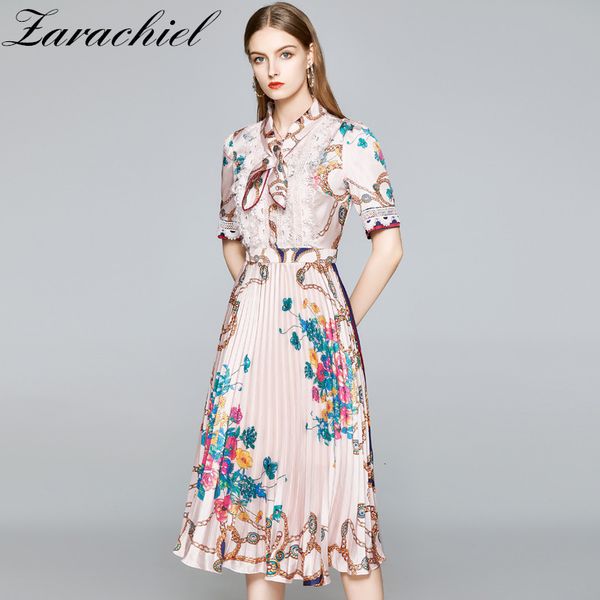 dresses summer runway designer bow neck pleated women short sleeve lace patchwork floral print vintage female elegant midi, Black;gray
dresses summer runway designer bow neck pleated women short sleeve lace patchwork floral print vintage female elegant midi, Black;gray