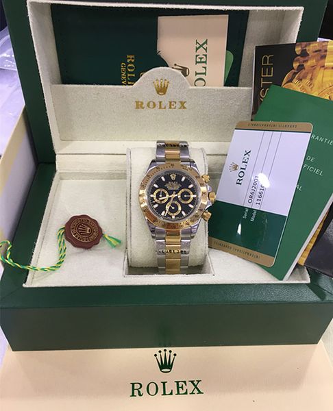 with original box wristwatches sapphire 40mm 116509 automatic mechanical mens men's watch watches no chronograph black dial, Slivery;brown
with original box wristwatches sapphire 40mm 116509 automatic mechanical mens men's watch watches no chronograph black dial, Slivery;brown