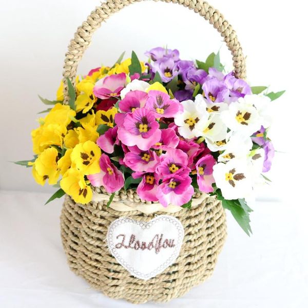 htmeing artificial flowers 10 inch pansy silk fake butterfly orchid flower home office wedding decoration decorative & wreaths
htmeing artificial flowers 10 inch pansy silk fake butterfly orchid flower home office wedding decoration decorative & wreaths